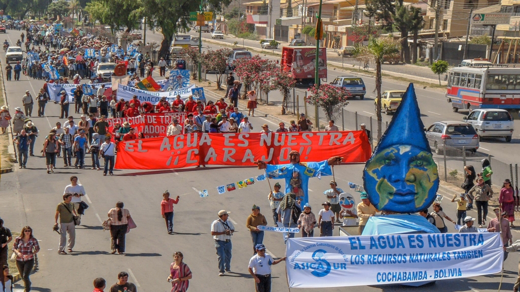 10th anniversary of the Water War uprising in Cochabamba, Bolivia - Mona Caron