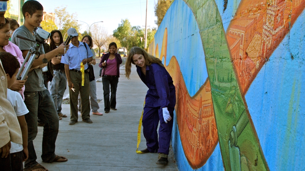 Unveiling the Mural Cochabamba, Bolivia by Mona Caron